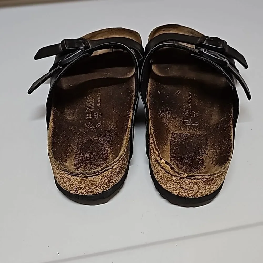MENS BIRKENSTOCK ARIZONA SOFT FOOTBED SANDALS 44‎